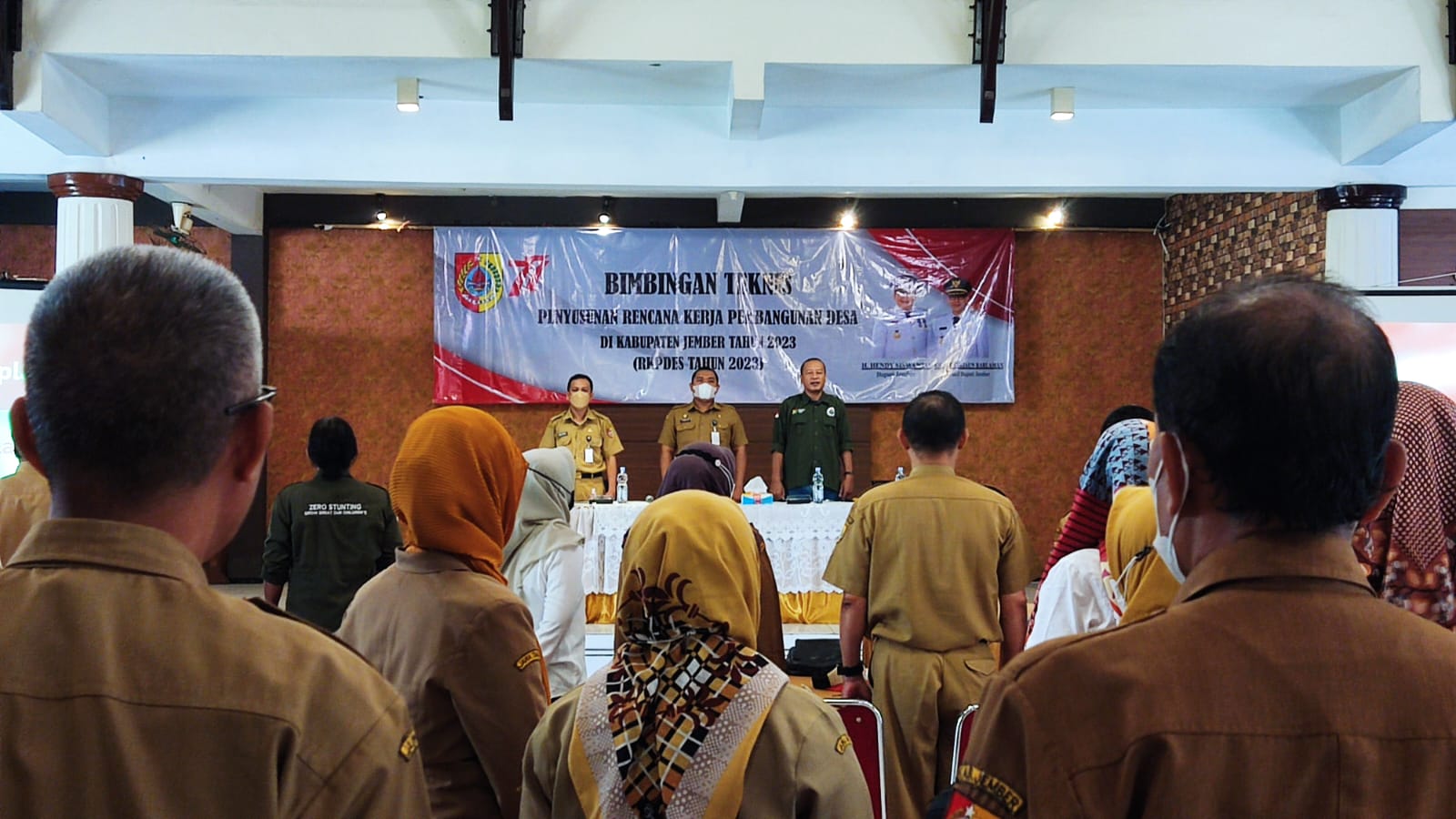 BIMBINGAN TEKNIS PENYUSUNAN RENCANA KERJA PEMBANGUNAN DESA ( RKP DESA ) DI KABUPATEN JEMBER TAHUN 2023