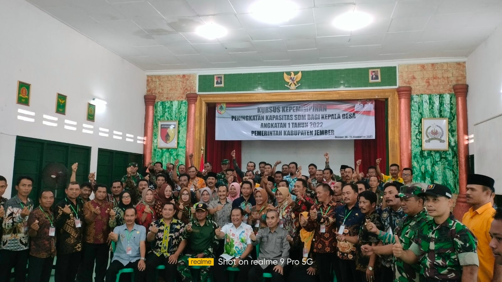KURSUS KEPEMIMPINAN PENINGKATAN KAPASITAS SDM BAGI KEPALA DESA ANGKATAN 1 TAHUN 2022 PEMERINTAH KABUPATEN JEMBER