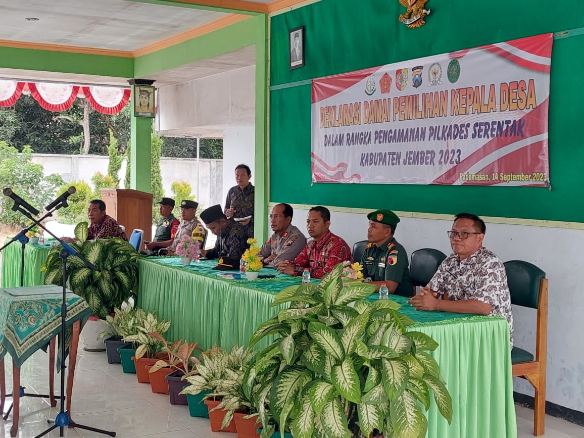 DEKLARASI DAMAI PILKADES KABUPATEN JEMBER TAHUN 2023