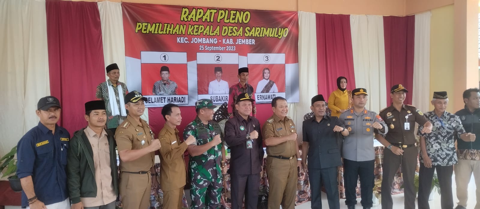PELAKSANAAN PILKADES SERENTAK TAHUN 2023 DI KABUPATEN JEMBER
