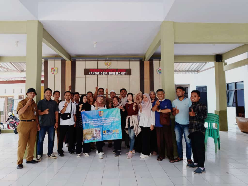 GIAT VERIFIKASI LAPANGAN PROGRAM HIBAH AIR MINUM PERDESAAN DI DESA SUMBERDANTI SUKOWONO JEMBER