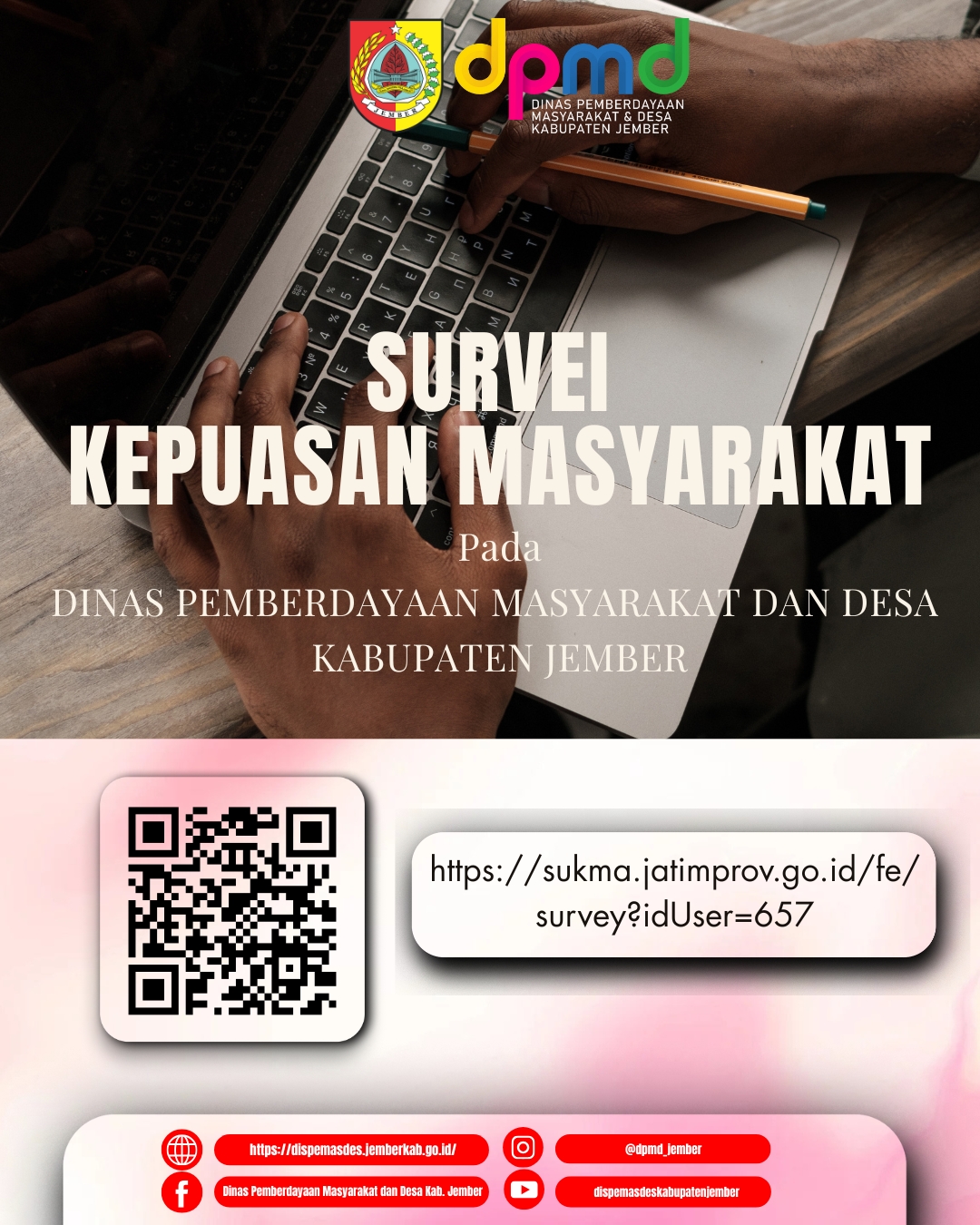 Survei Kepuasan Masyarakat Jember terhadap Dinas Pemberdayaan Masyarakat dan Desa Kabupaten Jember